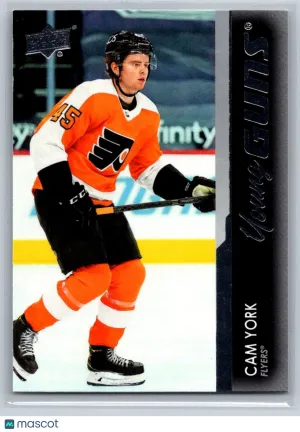 Cam York RC 2021-22 Upper Deck Rookie 243 Philadelphia Flyers