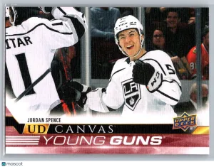 Jordan Spence 2022-23 Upper Deck C115 UD Canvas Los Angeles Kings