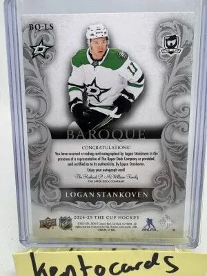 The Cup Baroque Logan Stankoven Auto /99 back
