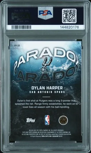 2025 Topps Chrome Paradox Dylan Harper back