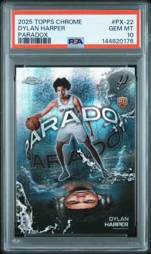 2025 Topps Chrome Paradox Dylan Harper front