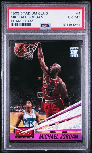 1993 Stadium Club Beam Team Michael Jordan Beam Team front