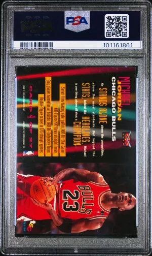 1993 Stadium Club Beam Team Michael Jordan Beam Team back