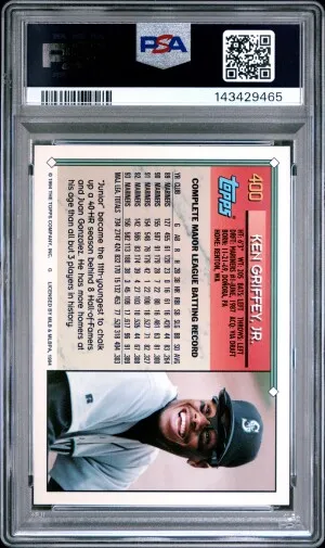 1994 Topps Ken Griffey Jr. back