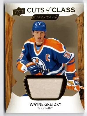 24/25 Engrained Icons Cuts Of Class #Cc-Wg Wayne Gretzky (24/49)
