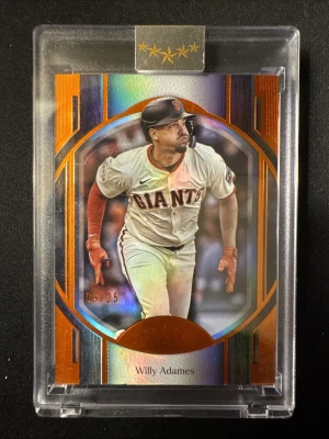 2025 Topps Five Star Willy Adames Orange /25 #21 Giants front