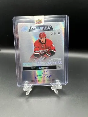 Seth Jarvis Debut Ticket Access Auto /299 front