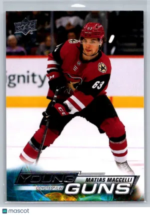 Matias Maccelli RC 2022-23 Upper Deck Rookie 216 Arizona Coyotes