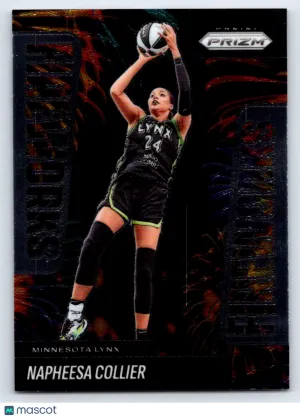 2025 Panini Prizm WNBA Fireworks Napheesa Collier #7 front