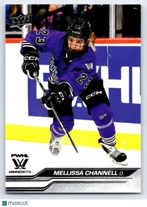 2024 Upper Deck PWHL First Edition Mellissa Channell #23 front