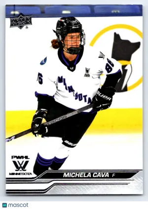 2024 Upper Deck PWHL First Edition Michela Cava #35 front