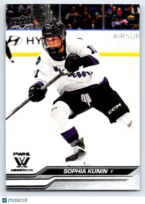 2024 Upper Deck PWHL First Edition Sophia Kunin #44 front