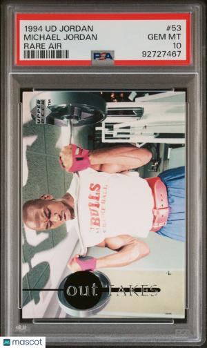 1994 Upper Deck MJ Rare Air Michael Jordan #53 PSA 10 front
