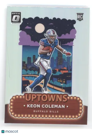 2024 Donruss Optic Uptowns Keon Coleman #15 RC front