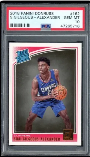2018 Panini Donruss S.gilgeous-Alexander front