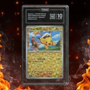 captain pikachu pokemon card 2025 Simplified Chinese Master Ball CBB1 CS #0  Yamacardo  NEW CAPTAIN PIKACHU REVEALED!