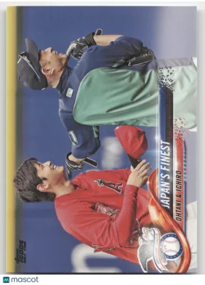 2018 Topps Update Series Shohei Ohtani Ichiro Suzuki #US153 front
