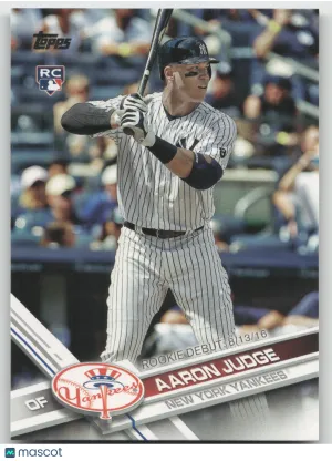 2017 Topps Update Series Aaron Judge #US99 RC front