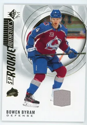 2020-21 SP #140 Bowen Byram Rookie Jersey front