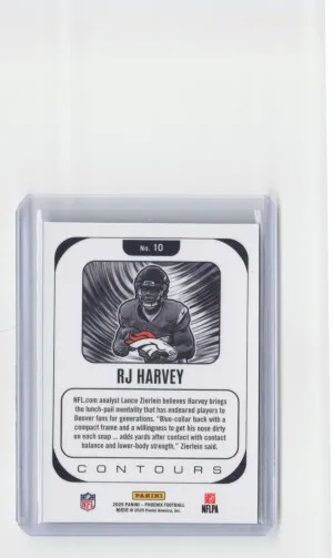 2025 Panini Phoenix #10 RJ Harvey Contours back