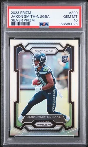 2023 Panini Prizm Jaxon Smith-Njigba Silver Prizm front
