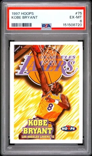 1997 NBA Hoops Kobe Bryant front