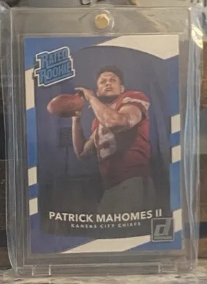 2017 Panini Donruss Rated Rookie Patrick Mahomes II #327 (RC) front