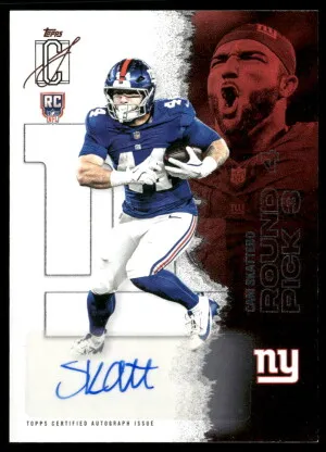 2025 Topps Signature Class #119 Cam Skattebo Autographs front