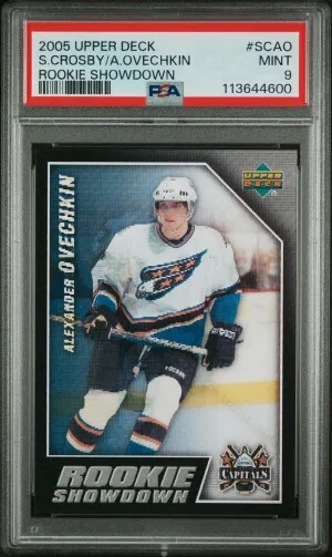 2005 Upper Deck Rookie Showdown S.crosby/A.ovechkin Rookie Showdown front