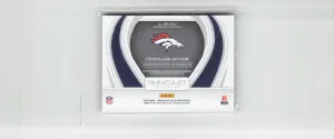 23 #PP-CSU Courtland Sutton Immaculate  Premium  Patch Auto  #95/99 back
