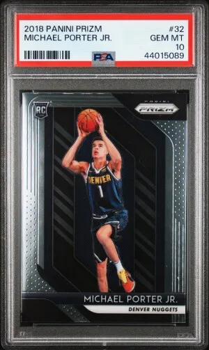2018 Panini Prizm Michael Porter Jr. front
