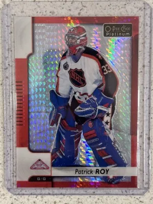2017 O-pee-chee Platinum Patrick Roy Red Prism /199 front