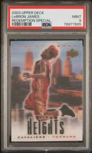 2003 Upper Deck Redemption Special Lebron James front