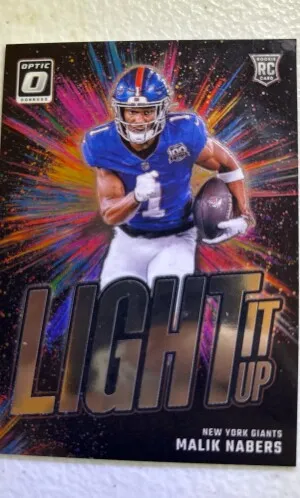 2024 Donruss Optic Malik Nabers RC front