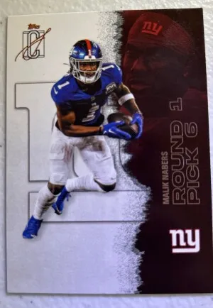 2025 Topps Malik Nabers #40 front