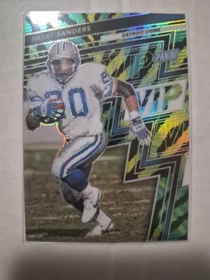 2025 Panini National Barry Sanders VIP Gold Baja Tiger front