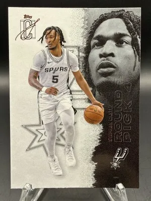 Stephon Castle (Spurs) 2025-2026 NBA Topps Signature Class #53 front