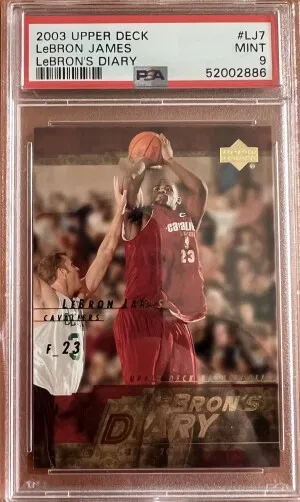 2003 Upper Deck Lebron's Diary Lebron James Lebron's Diary front