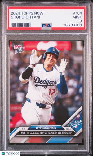 2024 Topps Now Shohei Ohtani #164 PSA 9 front