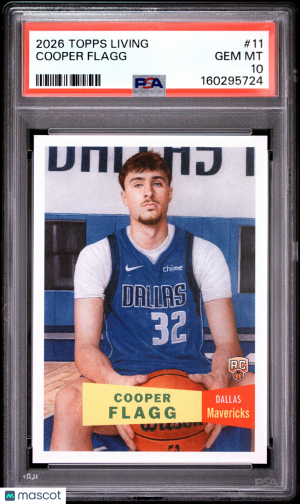 2026 Topps Living Cooper Flagg #11 PSA 10 front
