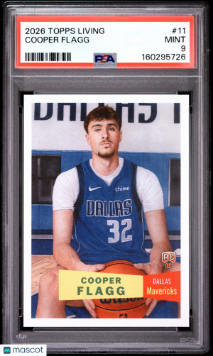 2026 Topps Living Cooper Flagg #11 PSA 9 front