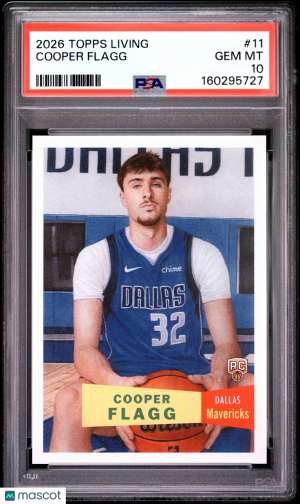 2026 Topps Living Cooper Flagg #11 PSA 10 front