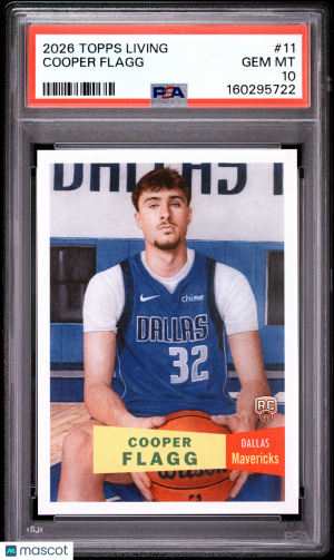 2026 Topps Living Cooper Flagg #11 PSA 10 front