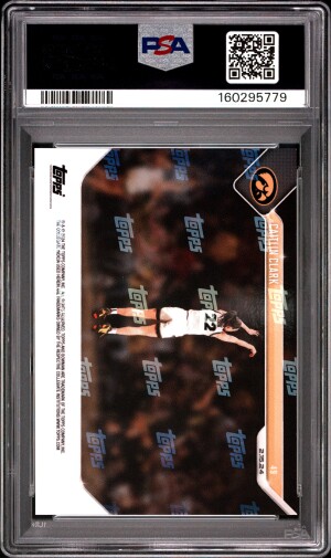 2023 Bowman U Now Caitlin Clark #49 PSA 10 back