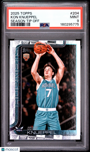 2025 Topps Kon Knueppel #204 Season Tip Off PSA 9 front