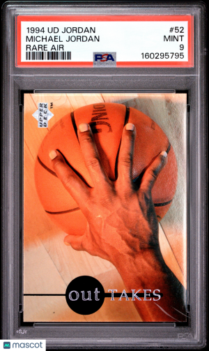 1994 Upper Deck MJ Rare Air Michael Jordan #52 PSA 9 front