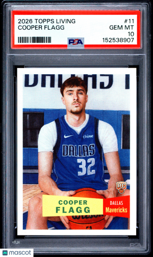 2026 Topps Living Cooper Flagg #11 PSA 10 front