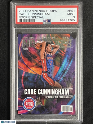 2021 Panini NBA Hoops Rookie Special Cade Cunningham #RS1 PSA 9 front