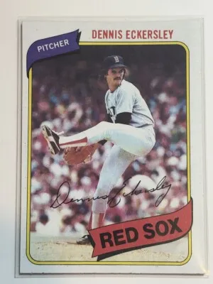 Dennis Eckersley 1980 Topps #320 front