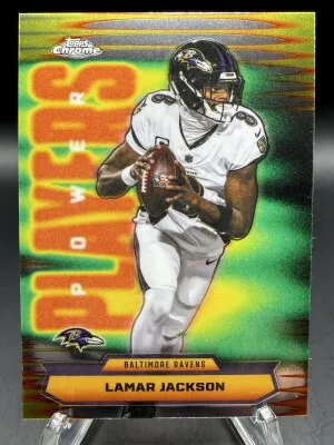 Lamar Jackson (Ravens) 2025 NFL Topps Chrome Power Players #PP-1 front
